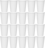 ekologické biele papierové poháre 250ml - 1000 ks