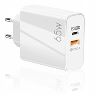 RÝCHLA NABÍJAČKA 65W GaN USB-C USB-A RÝCHLA NABÍJAČKA PD QC