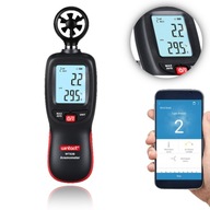 ANEMOMETER BLUETOOTH ANEMOMETER LCD MERAČ RÝCHLOSTI VETRA A TEPLOTY