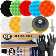 K2 ULTRA CUT 100G + SADA LEŠTIACEJ HUBKY 80mm