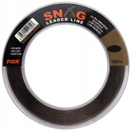 FOX Snag Leader Trans khaki brokovnica 0,66mm/80m