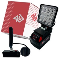 LAMPA PRE Milwaukee 18V+USB halogénová PRACOVNÁ LAMPA