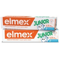 Elmex Junior zubná pasta s aminfluoridom pre deti 6-12 rokov 2x75ml