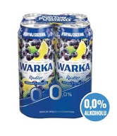 WARKA Radler Čučoriedka S CITRÓNOM Pivo bez alkoholu. 4 x 500 ml