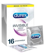 Durex Invisible lubrikované kondómy 16 kusov