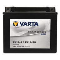 VARTA YTX12-BS TX12-BS 10Ah AGM YTX12 UVEDENÁ