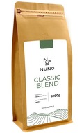 NUNO CLASSICBLEND ZRNKOVÁ KÁVA 1KG, ČERSTVO PRAŽENÉ