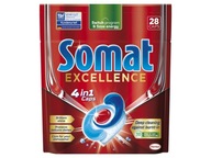 SOMAT Excellence 4v1 kapsule do umývačky riadu 28 ks