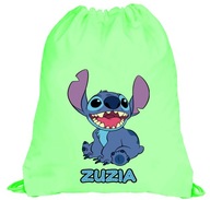 ZELENÝ BATOH PE TAŠKA - STICH STITCH + MENO!