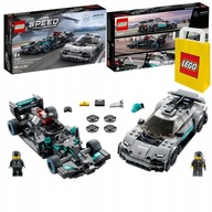 LEGO Speed ​​​​76909 2x Auto Mercedes AMG F1 W12 E Performance AMG ONE