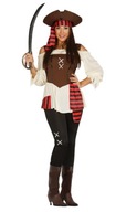 SUPER reklamný kostým Pirát zo siedmich morí 88101BZ M