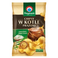 10x 125g PRZESNACKI Chips, pražená smotana, KARTÓN