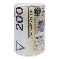 KOVOVÝ POKLAD BANKOVKA 200 ZLOTY 12.5