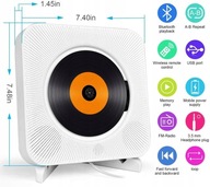 Prenosný CD prehrávač WAND KC-808 Bluetooth LED