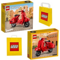 Taška LEGO Creator 40517 Piaggio Vespa Scooter Motor Classic 118 kociek 9+