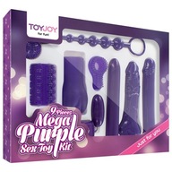 ToyJoy MEGA FIALOVÁ SADA SEX HRAČIEK Sada pomôcok