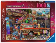 PUZZLE 1000 dielikov RODINNÉ DOVOLENKY Ravensburger