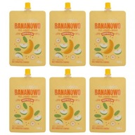 Owolovo Bananowo Jablkovo-banánová pena 6 x 200 g