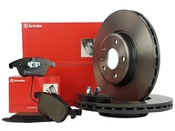 BREMBO DISK + DLOŽKY PREDNÉ AUDI A4 B8 A5