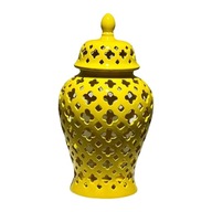 Keramické vázy na kvety Ginger Jar Yellow Vase