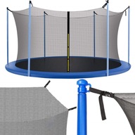 SIEŤ NA TRAMPOLÍNU 244-252 cm 8 stôp pre 6 stĺpikov VNÚTORNÁ OCHRANNÁ SILNÁ