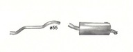 Koncový tlmič + DPF potrubie Opel Zafira B 1,9 diesel