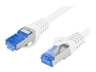 LANBERG patchcord kat.6A FTP LSZH CCA 1m biely