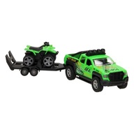 Auto s prívesom a štvorkolkou, svetlo, zvuk 29 cm Off Road Odťahovka