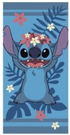 Plážová osuška Disney Lilo and Stitch Pool Stitch s kvetmi 74512