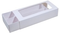 MACARON Box Biely Balenie s okienkom 20x9x4,5cm 10ks