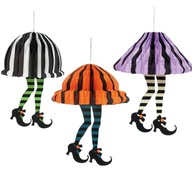 Halloween Ball Hanging Ghost 6 ks