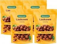 Celé lúpané lieskové orechy Bakalland 100g x4