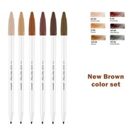 Monami 6ks Cream Color Pens Set Plus Pen 3000 Pig