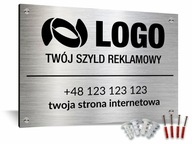 Vývesná tabuľa s názvom LOGO UV tlač