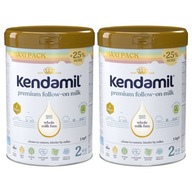 KENDAMIL Premium Následné mlieko 2 2x1000g