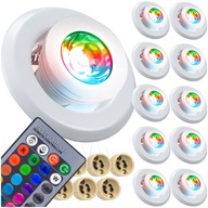 10x DRŽIAK RGB LED ŽIAROVKY NA STREŠNÉ PODLAHY