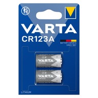 VARTA CR-123A lítiová batéria 3V 6205 FOTO 2ks