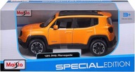 Jeep Renegade 2017 Orange Maisto 1:24 Metal Car Model 31282