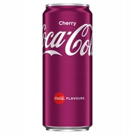 Coca-Cola Cherry sýtený nápoj, 330 ml plechovka