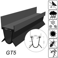 Garážové tesnenie pre garážovú bránu GT05 5,5 m