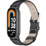 Kožený remienok TECH-PROTECT PRE XIAOMI MI SMART BAND 8 / NFC - KOŽA ČIERNA