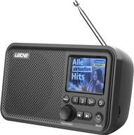 Prenosné rádio LEICKE s Bluetooth, DAB/FM, 2,41'', 2000mAh, microSD/TF/AUX