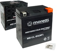 Gélová batéria MB12L-BS YB12AL-A2 Moretti 12V