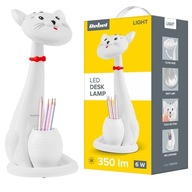 LED STOLNÁ LAMPA CAT PRE DETI, FAREBNE NASTAVITEĽNÁ