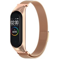 Milánsky remienok na náramok pre Xiaomi Mi Band 3/4 "Golden"