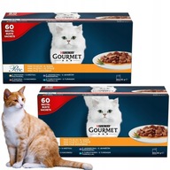 Purina Gourmet Cat Feed 85 g mix príchutí x 120 kusov