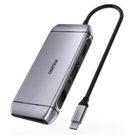 SIEŤOVÁ KARTA CHOETECH HUB 9v1 USB-C HDMI SD VGA