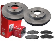 BREMBO PREDNÉ KOTÚČE, DESTIČKY, NISSAN NV200, 257MM