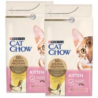 PURINA CAT CHOW MAČIATKO Kurča 2x1,5kg