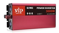 Konvertor do auta 12V 230V 3000W IPS USB